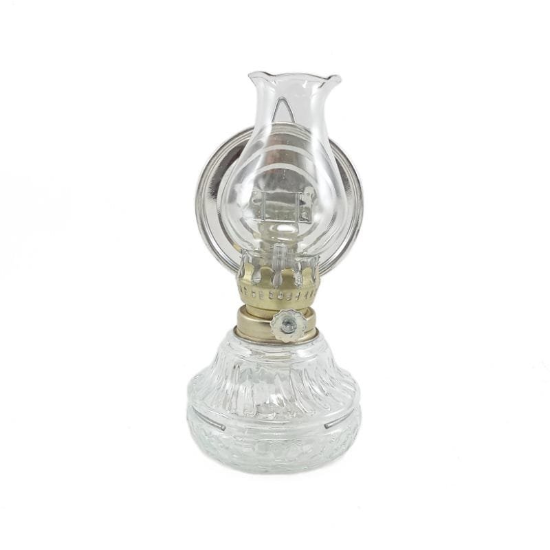Lampu Minyak Pot Kaca Bening
